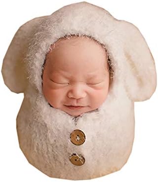 Newborn Photography Props Baby Photo Shoot Outfits Infant Boy Girl Crochet Costume Sleeping Bag