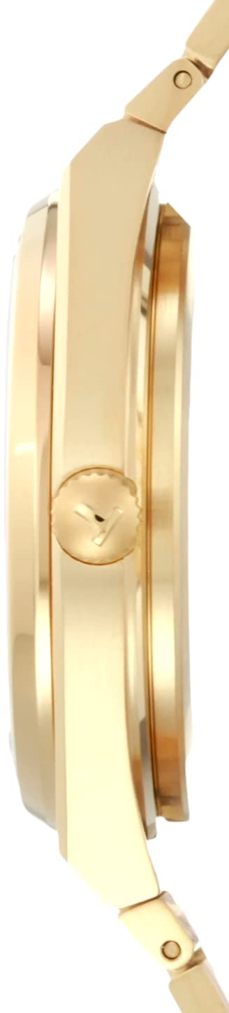 Tissot Mens PRX 316L Stainless Steel case with Yellow Gold PVD Coating Quartz Watch, Yellow, Stainless Steel, 12 (T1374103302100)