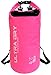 Ultra Dry Premium Waterproof Bag, Sack with phone dry bag and Long Adjustable Shoulder Strap Included (pink, 10 L)