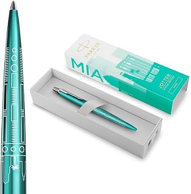 Jotter Penna a sfera | Edizione speciale | Miami Turquoise con puntale cromato | Punta media | Inchiostro blu | Confezione regalo