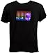 Sound Activated Shirt by Electrolytz Beat to the Music LED Shirt Light Up T-shirt Large, Black