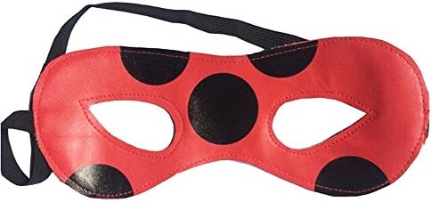 Yangxiao Girl Red Jumpsuit Ladybird Lady Bug Cosplay Costume (One Size, Eye Mask)