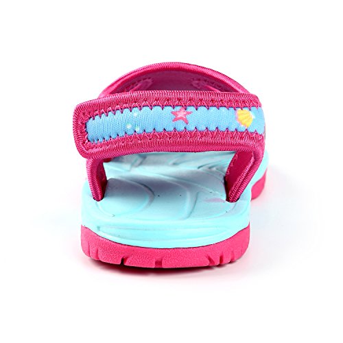 Northside Girls' Minnow Water Shoe, Blue/Multi, Size 12 M US Toddler