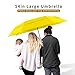 Lejorain Large Compact Golf Umbrella - 54inch Oversized Auto Open Close Folding Golf Umbrella Travel 210T Dupont Teflon Coated Vented Windproof Double Canopy