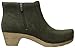 Dansko Women's Maria Boot, Olive Milled Nubuck, 37 EU/6.5-7 M US