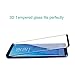 [2 Pack] YRMJK Galaxy Note 9 Tempered Glass Screen Protector, [Curved Dot Matrix] [Force Resistant up to 11 pounds] [3D Full Screen Coverage] Galaxy Note 9 Screen Protector (6.4