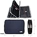 BUBM Double Layer Electronics Organizer, Travel Gadget Bag for Cables, Memory Cards, Flash Hard Drive and More, Fit for iPad or Tablet(up To 9.7