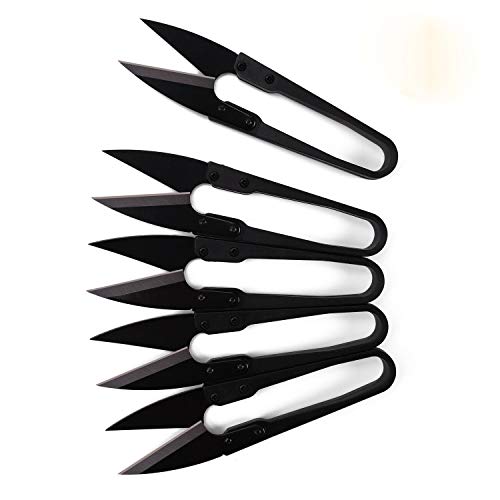 Amornphan 5pcs Bonsai Pruning Scissors Trimming Shears Cutting Cloth Tool for Sewing Scissors Yarn Thread Cutter Mini Small Garderning Bud and Leaves Trimmer