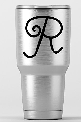 Script Letter R by An Engineered Craft - Vinyl Decal for YETI/Phone/Car