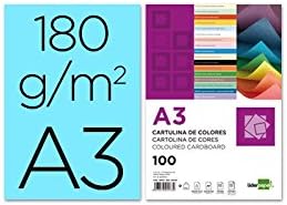 liderpapel CD03 - Pack of 100 Card, Red, A7