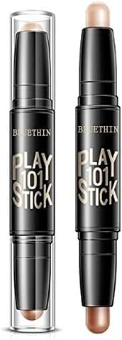 Hide The Blemish Concealer Makeup Set Covering Dark Circles Powder Cream Cream Face Lips Concealer Highlight Contour All Day Concealer Pen Faulty Face 24+ Hour Flawless Full Coverage,SPF 50 (C)