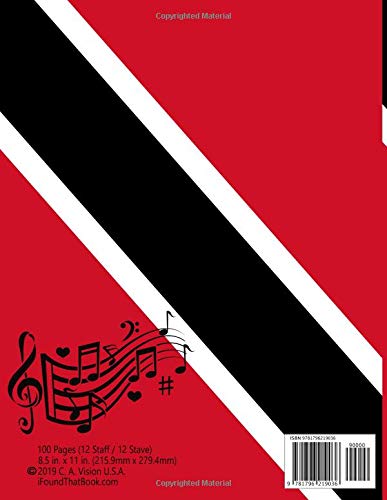 Algopix Similar Product 3 - Blank Sheet Music Songbook Trinidad 