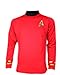 Classic Red Sci-Fi Space Medicine Costume Cosplay Shirt Uniform TOS (XL)