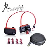 Avantree aptX Wireless Bluetooth Earbuds V4.0, Super Bass Lightweight Voice Prompts in Ear Universal Sport Headphones with mic - Sacool Pro Black