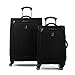 Travelpro TourGo Softside Lightweight 2-Piece Luggage Set, Black, (21/25)