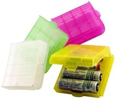 Caja plastico estuches para pila AA-AAA, Cablepelado®: Amazon.es: Bricolaje y herramientas