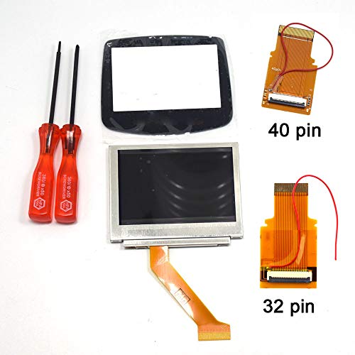 image for TOMSIN MOD LCD Backlight Kit 32 Pin 40 Pin GBA SP AGS-101 Backlit Scre