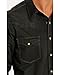 Rock and Roll Cowboy L/S Snap Black 5 Large