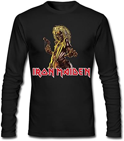 Apparel Men's Long Sleeve Funny Shirts Global Merchandising Iron Maiden Killers Design O-neck T Shirts