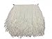 KOLIGHT Pack of 10 Yards Natural Dyed Ostrich Feathers Trim Fringe 4~5inch for DIY Dress Sewing Crafts Costumes Decoration (White)