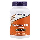 Now Foods Betaine HCl, 648 mg , 120  Capsules