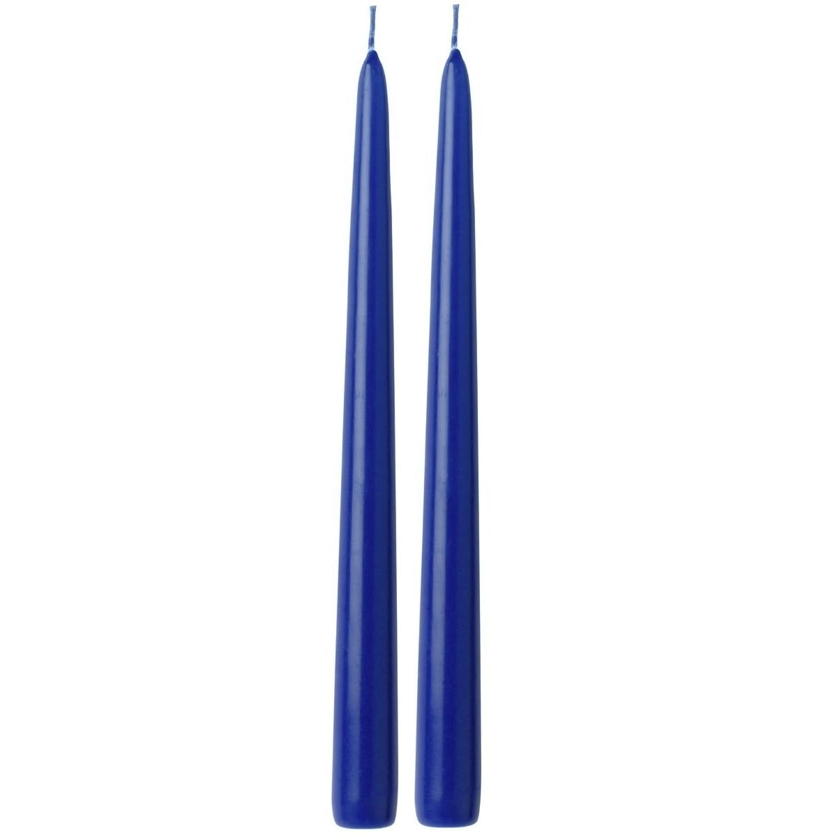 IHR Tapered Candle 24cm Solid Coloured - (Blue)