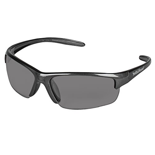 Smith & Wesson 21297 Equalizer Safety Glasses, Smoke Anti-Fog Lenses with Gunmetal Frame