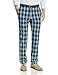 Haggar Men's Vintage Slim Fit Flat Front Wool Plaid Pant