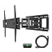 Seneca AV SA51 Full Motion TV Mount – Extend, Tilt, and Swivel Function – For 37” to 80” Displays – Easy Installation – Black