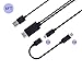 Micro USB to HDMI Cable, 6 Feet Cable/Micro 5Pin to 11Pin Adapter -Compatible with Samsung Galaxy S3/S4/S5