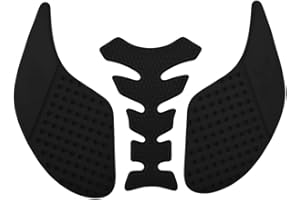 KYN Black Motorcycle Gas Tank Traction Pad Anti Side Slip Protector Stickers Adhesive Rubber Traction Side Fuel Gas Grip Decal 3M Protector For Kawasaki Ninja 250 300 Z250 2013 2014 2015 2016