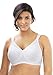 Glamorise Women's Plus Size T-Shirt Bra with Seamless Straps, White, 44DD