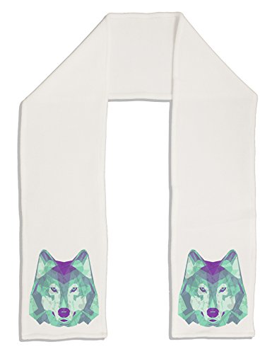 TooLoud Geometric Wolf Head Adult Fleece 64" Scarf