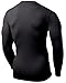 TSLA Men's Thermal Wintergear Compression Baselayer Long Sleeve Top Version17, Wintergear Basic(r21) - Black, Large