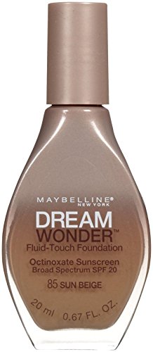 Maybelline New York Dream Wonder Fluid-Touch Foundation, Sun Beige, 0.67 Fluid Ounce