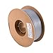 RepRapper Silver PLA 3D Printing Printer Filament 1.75 mm, Tangle Free, Modified Non-Brittle Formula, No Jamming, Dimensional Accuracy +/- 0.03 mm, 1kg Spool (2.2lbs), 340m (1115ft)