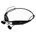 Iwoo Wireless Bluetooth OEM Universal Stereo Headset Headphone Neckband Earbud , Black