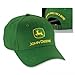 John Deere Green Brushed Twill Hat Cap LP14418 JD00288