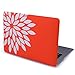HDE MacBook Air 13 Case Hard Shell Plastic Matte Snap on Case with Keyboard Skin Fits Model A1369 / A1466 (Flower Petal Coral)