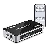 Tomsenn 4 Port High Speed HDMI Switch with PIP And IR Wireless Remote Support 4K x 2K