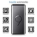 [Pack of 2] Galaxy S9 Plus Screen Protector Tempered Glass, [Updated] 3D Curved Dot Matrix, Full Screen Cover, Samsung S9 + Glass Screen Protector