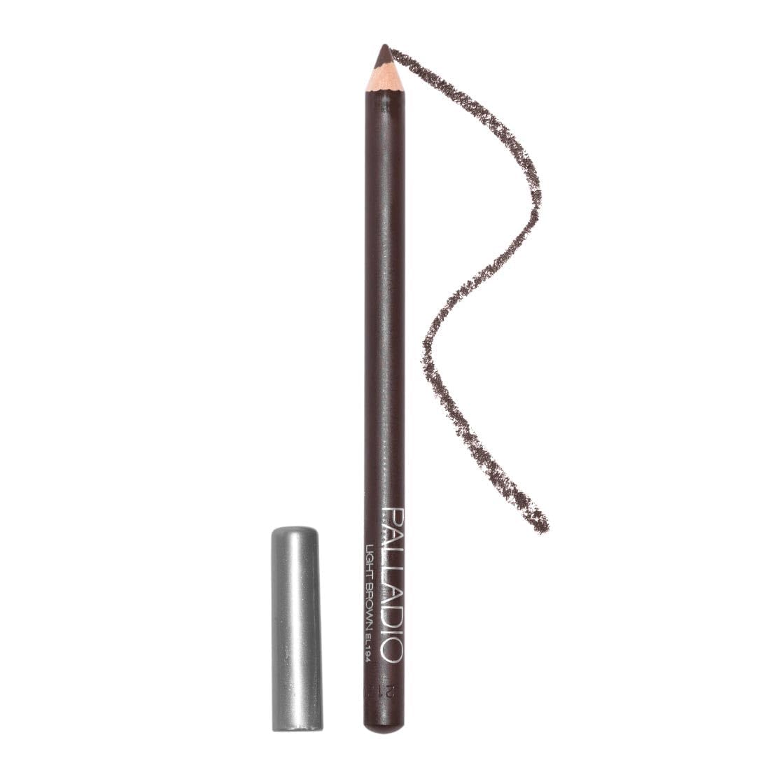 Palladio Wooden Eyeliner Pencil, Thin Pencil Shape, Easy Application, Firm yet Smooth Formula, Perfectly Outlined Eyes, Contour and Line, Long Lasting, Rich Pigment, Light Brown — image 1