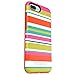 OTTERBOX Symmetry Series Case for iPhone 8 Plus & iPhone 7 Plus (ONLY) - Retail Packaging - Beach LINE (Aqua Mint/Mango Tango/Trefle Stripe)