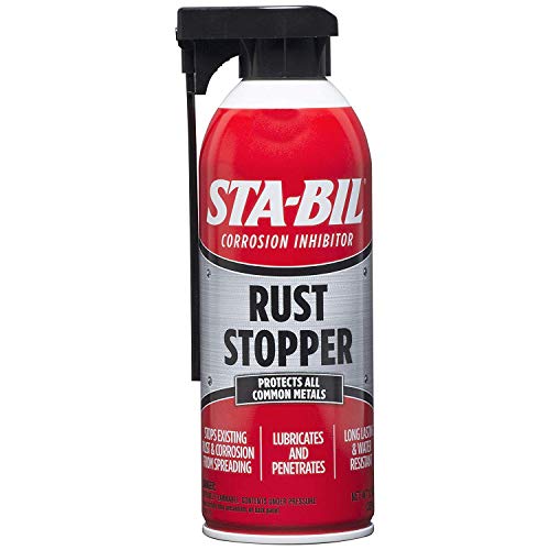 STA-BIL (22003) Heavy Duty Rust and Corrosion Inhibitor Aerosol Spray, Long Term Rust Blocker, Protectant and Lubricant for Metal, 13 oz