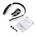 Bluetooth Headphones, Foldable Bluetooth Headset with Retractable Earbuds, Noise Cancelling Stereo Neckband Wireless Headset 16 Hours Playtime, V4.1, Built-in Mic