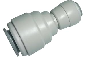 YZMSZ 1/2" to 1/4" o.d. Tube Fitting, Reducing Straight Union Quick Connector, push to connect for RO water filter system,(pack of 5)