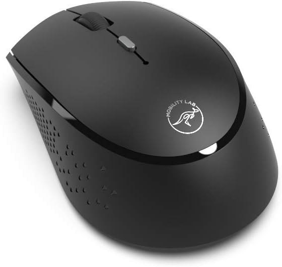 Mobility Lab ML311449 USB-C Wireless Rechargeable Optical Mouse for Mac and PC - Black - Image 3