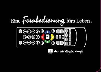 Lustige Sprüche Postkarte Eine Fernbedienung Fürs Leben