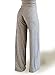 Hali Cali Women's Straight Casual Loose Wide Leg fold Over Comfy Palazzo Pants (M)
