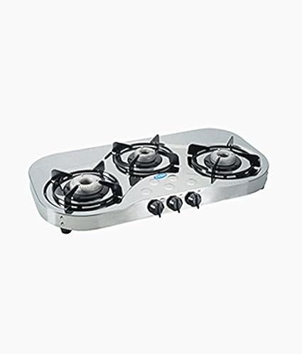 Glen 1035Hf High Flame 3 Burner Gas Stove Cooktop Auto Ignition